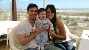 MESSI Y SU FAMILIA