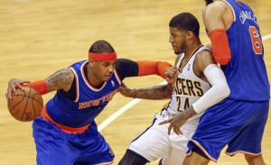 NBA CARMELO VS PACERS