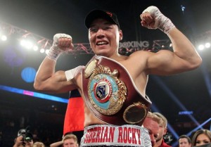 Oct. 19, 2013, Denver,CO.  ---    Ruslan Provodnikov(pictured) of Russia  stops  Mike Alvarado in the  10th round to win the  WBO Jr. Welterweight title, Saturday at the 1STBANK Center in Denver,Co.   --- Photo Credit : Chris Farina - Top Rank (no other credit allowed) copyright 2013